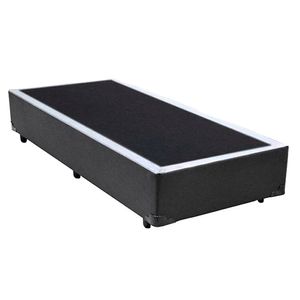 Cama Box Solteiro Sintético Sereneprime Cinza 88x188x40