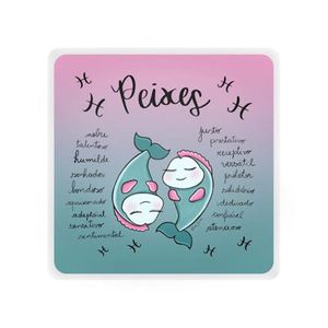 Mini Luminária Box Signos Peixes Usb