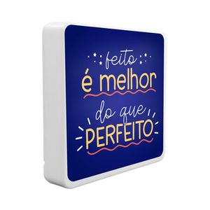 Luminária Box Slim Feito é Melhor Usb