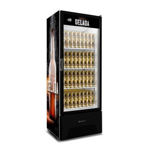 Cervejeira Expositor Vertical Porta De Vidro 497 Litros Optima Adesivada Metalfrio VN50AH