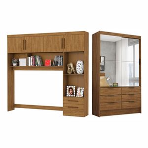 Guarda Roupa Casal Modulado Sevilha Premium Carioca Móveis Cinamomo