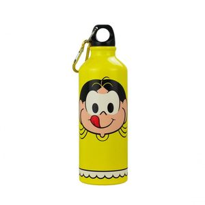 Garrafa Alumínio Amarela Magali 500ml - Turma Da Mônica