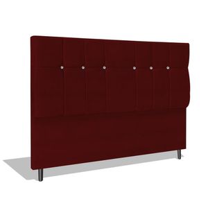 Cabeceira Estofada Box Solteiro Encosto Para Cama Audi X1 94x126 Marsala