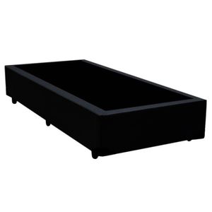 Cama Box Solteiro Sintético Sereneprime Preto 88x188x40