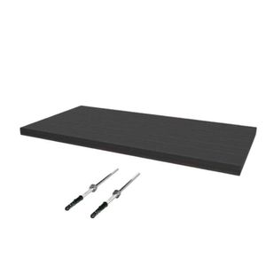 Prateleira Firenze Sup. Invisivel 100x20cm Nerello - Dicarlo