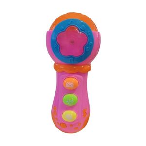 Microfone Infantil Musical Interativo - Unitoys Rosa