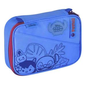 Estojo Box Stitch Escolar Tsum Tsum Lilás Disney Clio
