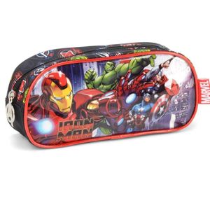 Estojo Escolar Infantil Iron Man Homem Ferro Vingadores Luxcel