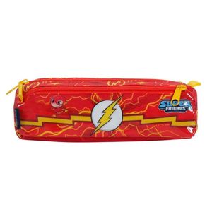 Estojo Triplo Escolar Infantil Flash Dc Dmw