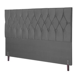 Cabeceira Ram 1500 Chumbo Estofada Para Cama Box Casal King Size 195cm Quarto Luxo