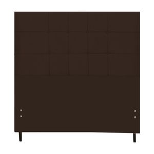 Cabeceira Solteiro 94 Cm New Maveric Marrom Para Cama Box Estofada -