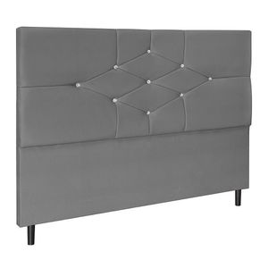Cabeceira T Cross Chumbo Estofada Para Cama Box Casal Queen Size 164cm Quarto Luxo