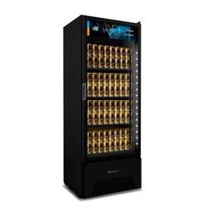 Cervejeira Visa Cooler Expositor Vertical Metalfrio Porta Vidro 497 Litros Preta VN50AH