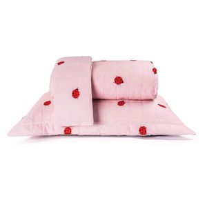 Cobre Leito King Essencialle Estampado 150 Fios 3 Peças - Joaninha