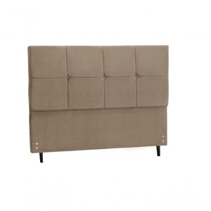 Cabeceira New Civic Estofada Com Botão De Strass Para Cama Box Solteiro 94cm New Foam