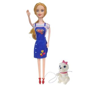 Boneca Princesa Cachorro Pet Infantil Criança Brinquedo Criançada Divertido