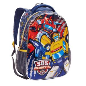 Mochila Costas Transformers Escolar Sos Robots Infantil Seanite