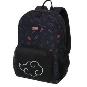 Mochila Costas Naruto Escolar Menino Juvenil Preto Pacific