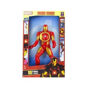 Boneco Homem De Ferro Gigante Com 10 Sons Marvel Mimo 0583