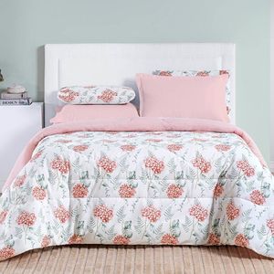 Edredom King Cotton Select Dupla Face 200 Fios 1 Peça - Hortência