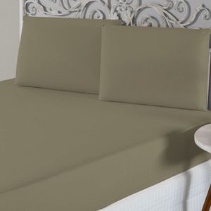 Jogo De Lençol Casal Padrão Malha 100% Algodão 3 Peças - Avela