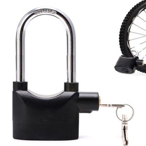 Cadeado Com Alarme Sirene Grande Anti Furto 110db Som Alto Segurança