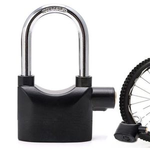 Cadeado Anti Furto Roubo Sirene 110db Som Alto Protege Casa Bicicleta Moto