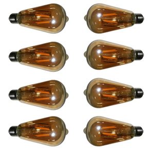 Lampada Led Multi Filamento Kit 8 Unidades Retro Vintage Bivolt 30w Iluminaçao Casa Jardim Decoraçao