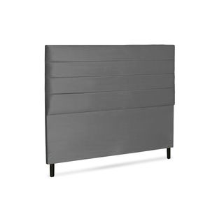 Cabeceira Tokyo Jbe Moveis Queen 158 Casal Diamond Luxo Cama Box Linha Quartos Cor Cinza