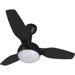 Ventilador De Teto Ventisol Legacy 3 Pás Preto tabaco Bivolt