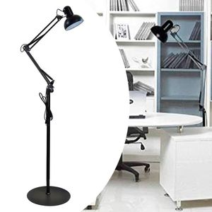 Luminaria Abajur Chao E27 Metal Articulada Iluminaçao Sofa Mesa Sala Trabalho Estudos Leitura Decoraçao