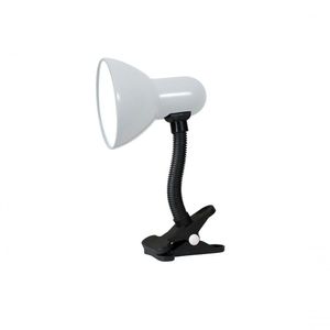 Luminária De Mesa Flex 1xe27 Com Garra Branca G20