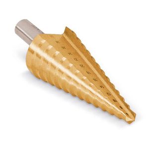 Broca Escalonada Em Aço Rápido Com Titânio - 4,0 Mm A 20,0 Mm - Ref. 170,0002 - Rocast