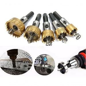 Kit 5 Brocas Serra Copo Metal Aço Ferro 16/18,5/20/25/30mm