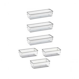 6 Organizadores De Gaveta, Maquiagem, Talher Modulares