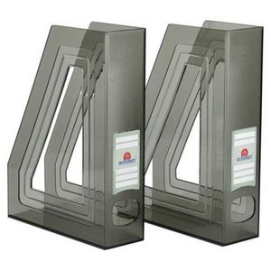Kit 2 Porta Revista Acrimet Classic 277 Fume