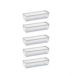 Organizador Modular Pote Transp Gd Kit 5 Po Acrimet Ref 976