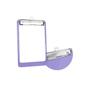Mini Prancheta 12 Cm X 18,5cm E Bloco De Anotações De 50 Fl - Cabem Em Bolsos E Bolsas Acrimet 155 Lilas