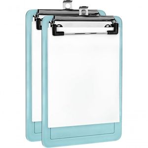 Kit 2 Mini Prancheta 12 Cm X 18,5cm E Bloco De Anotações De 50 Fl - Cabem Em Bolsos E Bolsas Acrimet 155 Verde