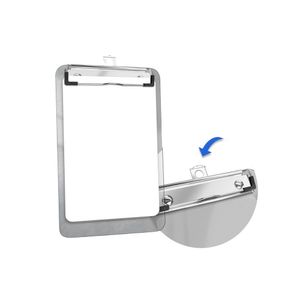 Mini Prancheta 12 Cm X 18,5cm E Bloco De Anotações De 50 Fl - Cabem Em Bolsos E Bolsas Acrimet 155 Cristal