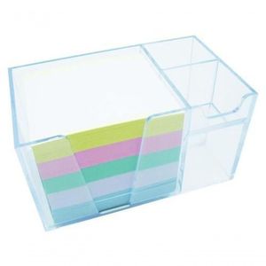 Organizador Mesa Acrimet Com Papel Colorido Acrimet 956 Cristal
