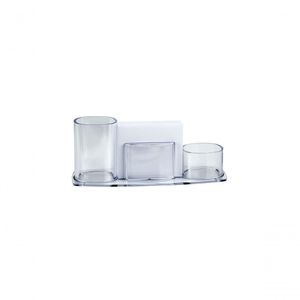Organizador De Mesa Com Papel Acrimet 740 Cristal