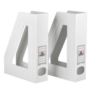 Kit 2 Porta Revista Acrimet Classic 277 Branco