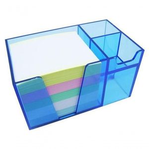 Organizador Mesa Acrimet Com Papel Colorido Acrimet 956 Azul Clear