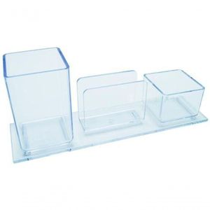 Porta Lapis Clips E Lembrete Acrimet 940 Cristal