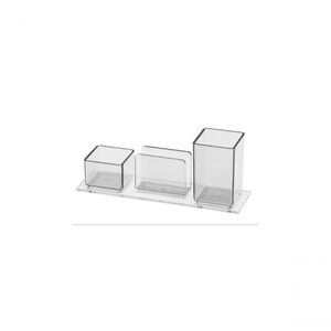 Porta Lapis Clips E Lembrete E Papel Bco Acrimet 947 Cristal