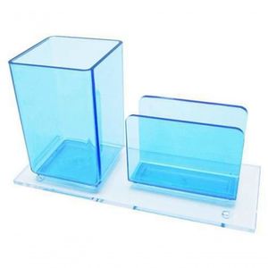 Porta Lapis E Lembrete Acrimet 938 Azul Clear
