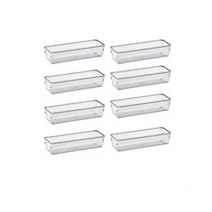 8 Organizador Modular Retangular Grande Pote Tr Acrimet Ref. 972.0