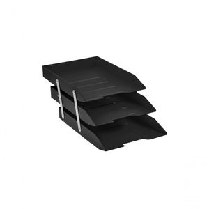 Caixa Correspondencia Tripla Articulada Acrimet 245 Preto