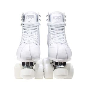 Patins Tradicional Quad Klassic Branco Traxart 58mm Par Tam 37-38